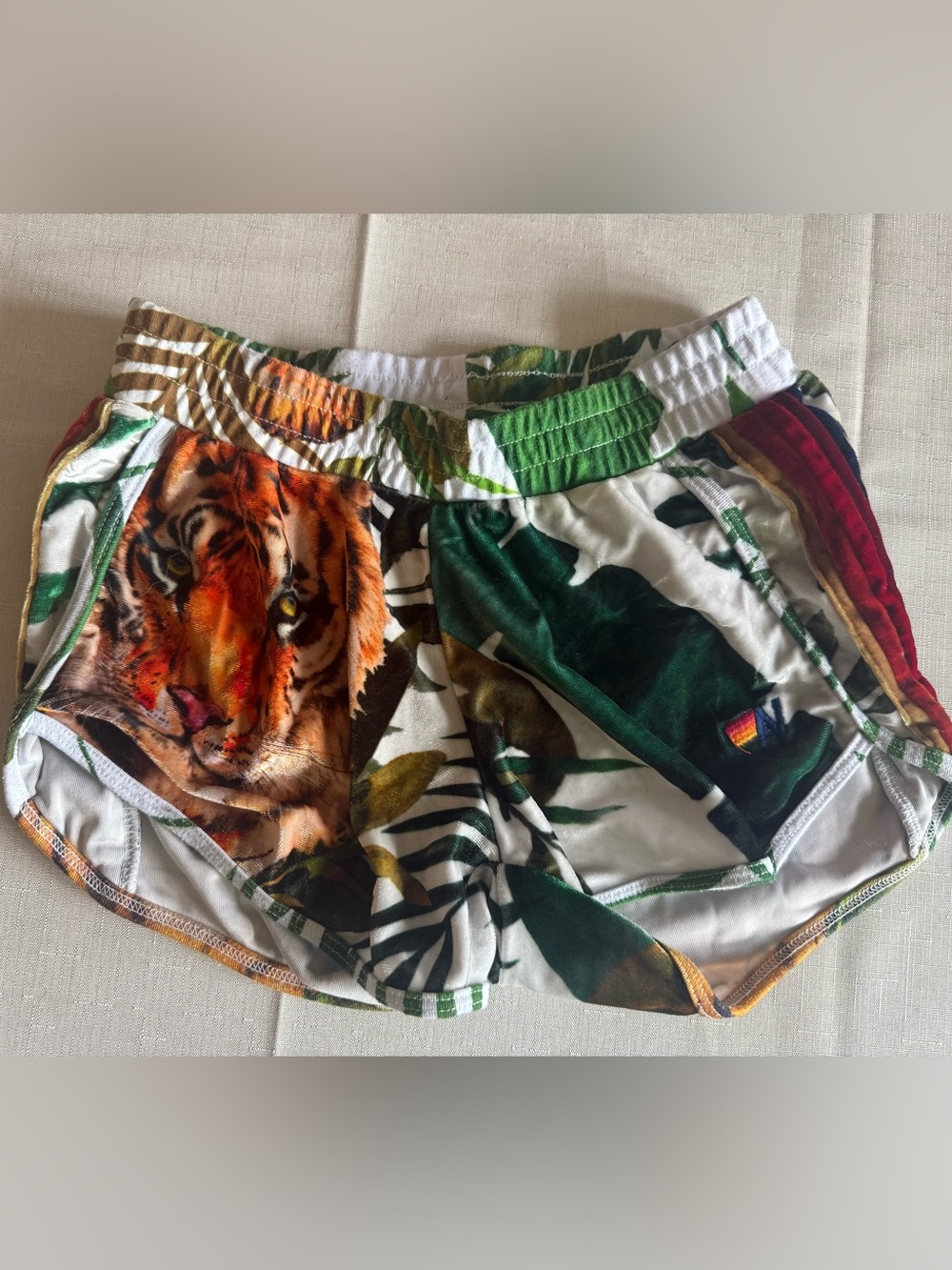 Aviator Nation Tiger Print Shorts - XS